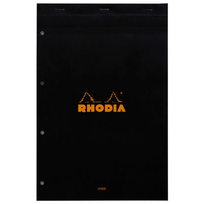 Rhodia A4 Ruled Pad with Punched Holes