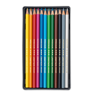 Caran D'Ache Swisscolor Water-Soluble Colour Pencils