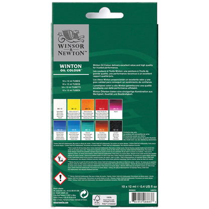 Winton Oil Painting Set 10x12ml (Special Offer)