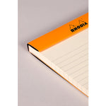 Rhodia Stapled Lined Notepad with Ivory Paper