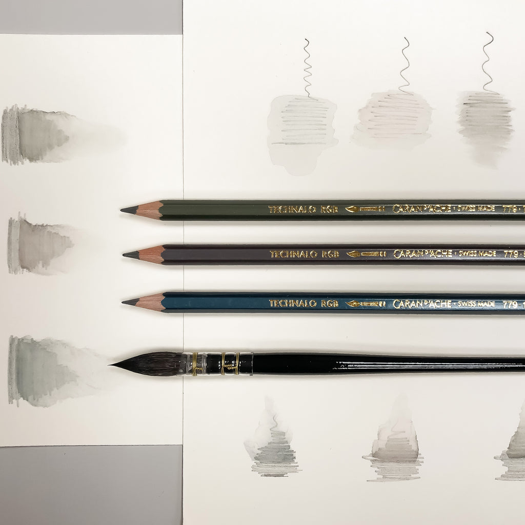 Coloured graphite store